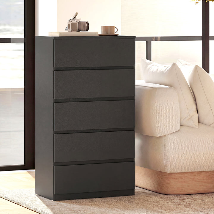 Chest of Drawers, 5-Drawer Storage Cabinets, Modern Dresser, Storage D
