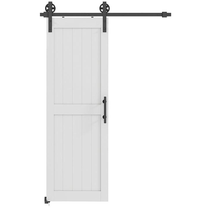152.4cm Sliding Barn Door Kit, Sliding Door with Track, Hardware, Upgr