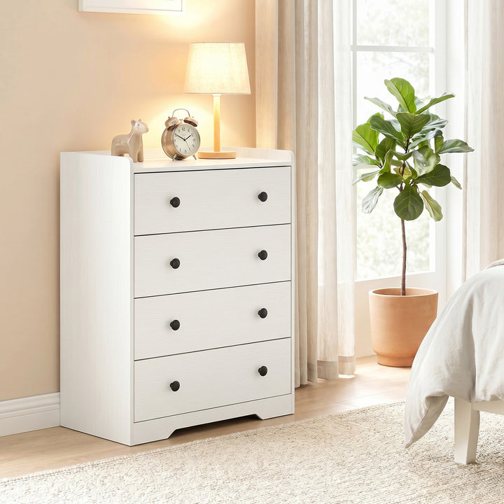 4 Drawer Chest of Drawers, Modern Dresser for Bedroom, Storage Cabinet