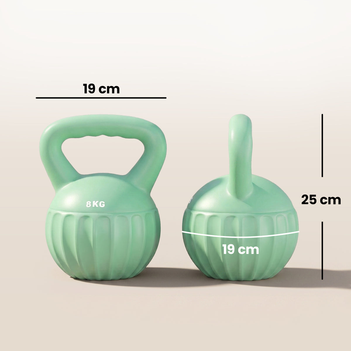 Kettlebell for Strength Training Kettle Bell with Non-Slip Handle 8 kg