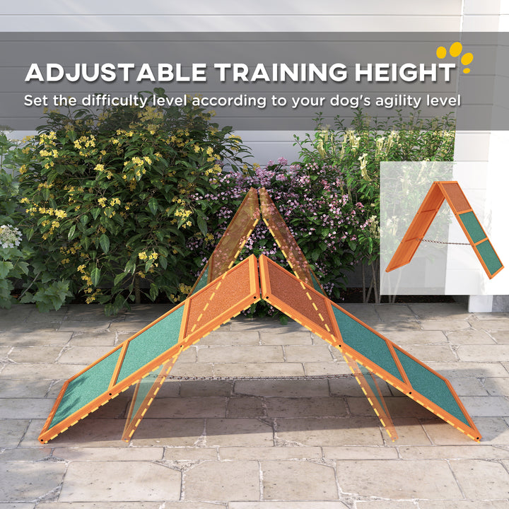 Dog Agility Equipment, Dog Playground Equipment with Non-slip Surface, A-frame, Agility Ramp for All Breeds