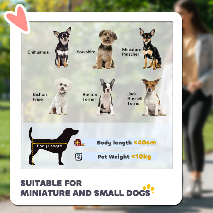 Foldable Dog Stroller, Pet Travel Crate, with Detachable Carrier, Soft Padding, for Mini, Small Dogs - Red