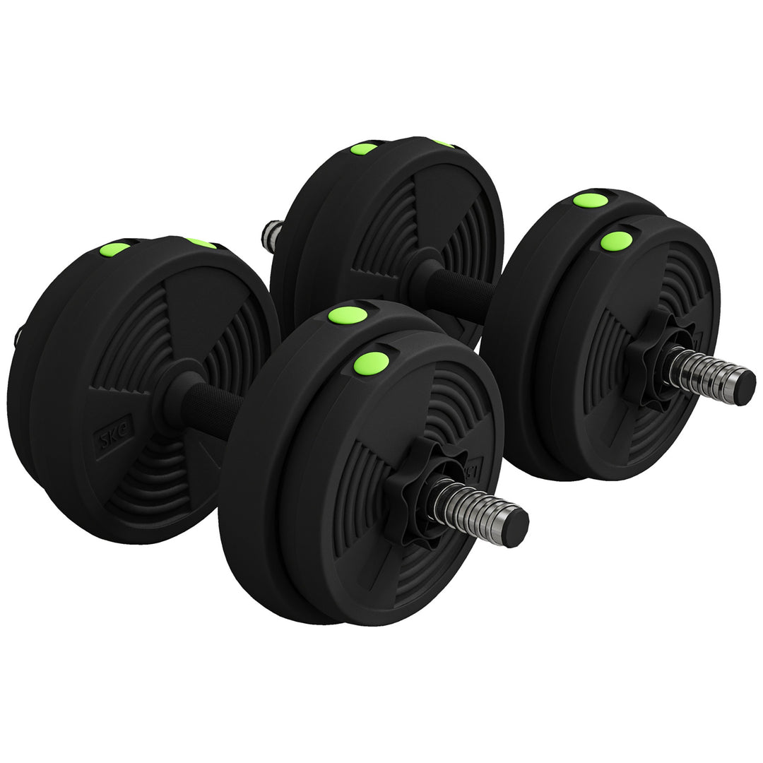 Adjustable Weight Barbell &amp; Dumbbells Set Free Weights Strength Muscle