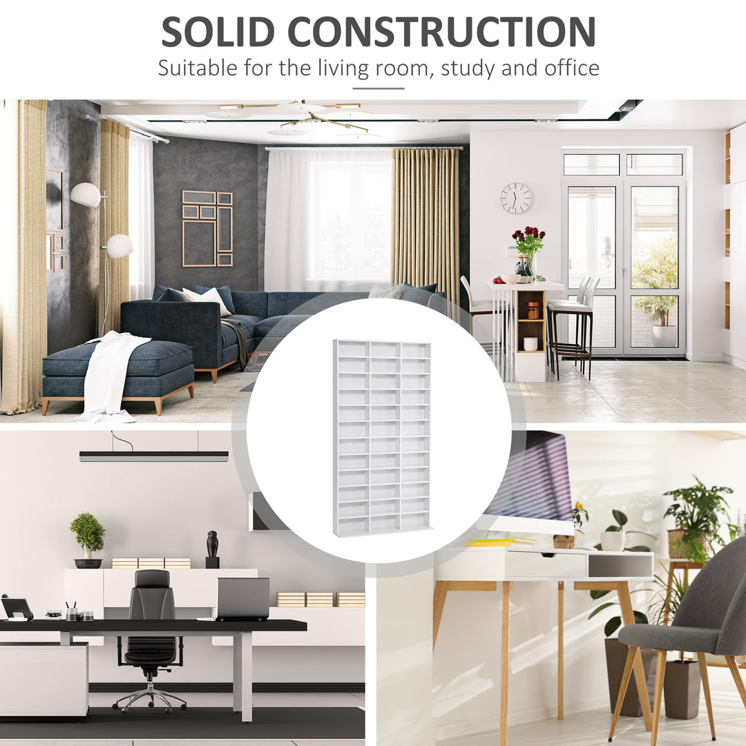 33 Adjustable Compartment Storage Unit - White
