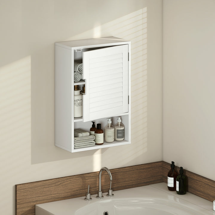 Bathroom Cabinet, Wall Mounted Storage Cabinet with Adjustable Shelves