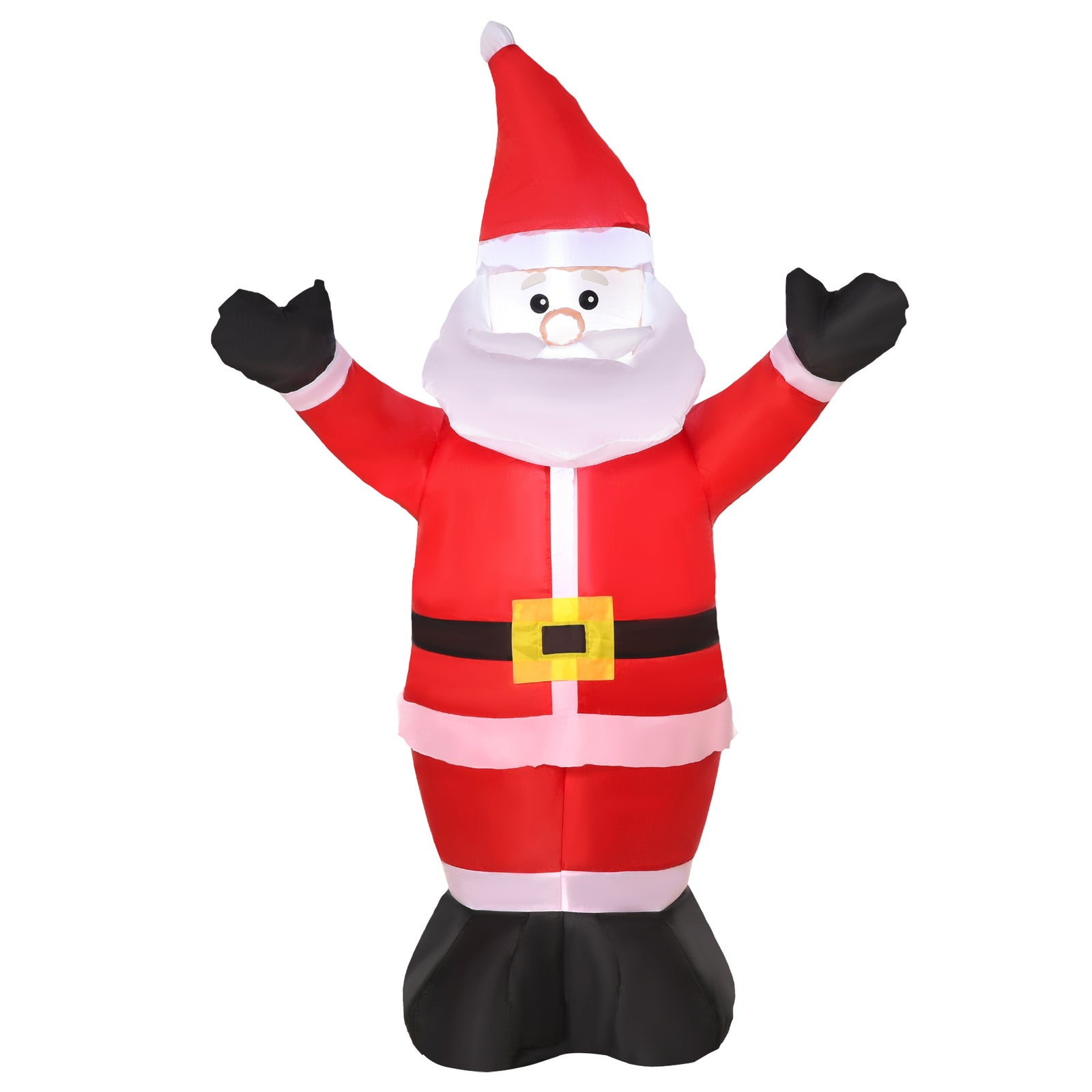 4ft Inflatable Christmas Santa Claus Xmas Decoration 1 LED Holiday Air Blown Yard Outdoor Décor