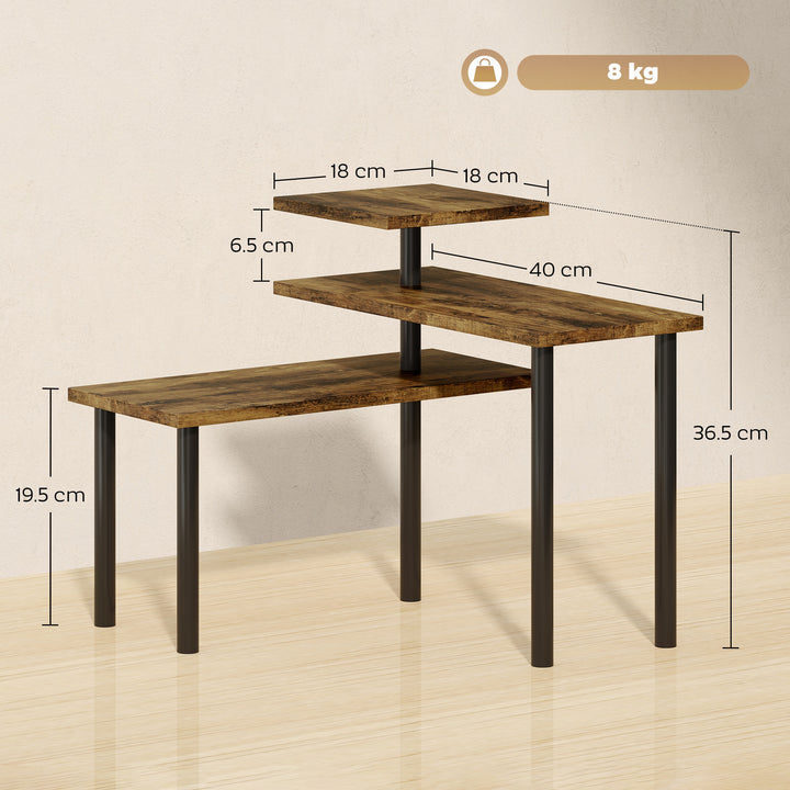 3-Tier Kitchen Countertop Organiser, Adjustable Spice Rack, Corner She