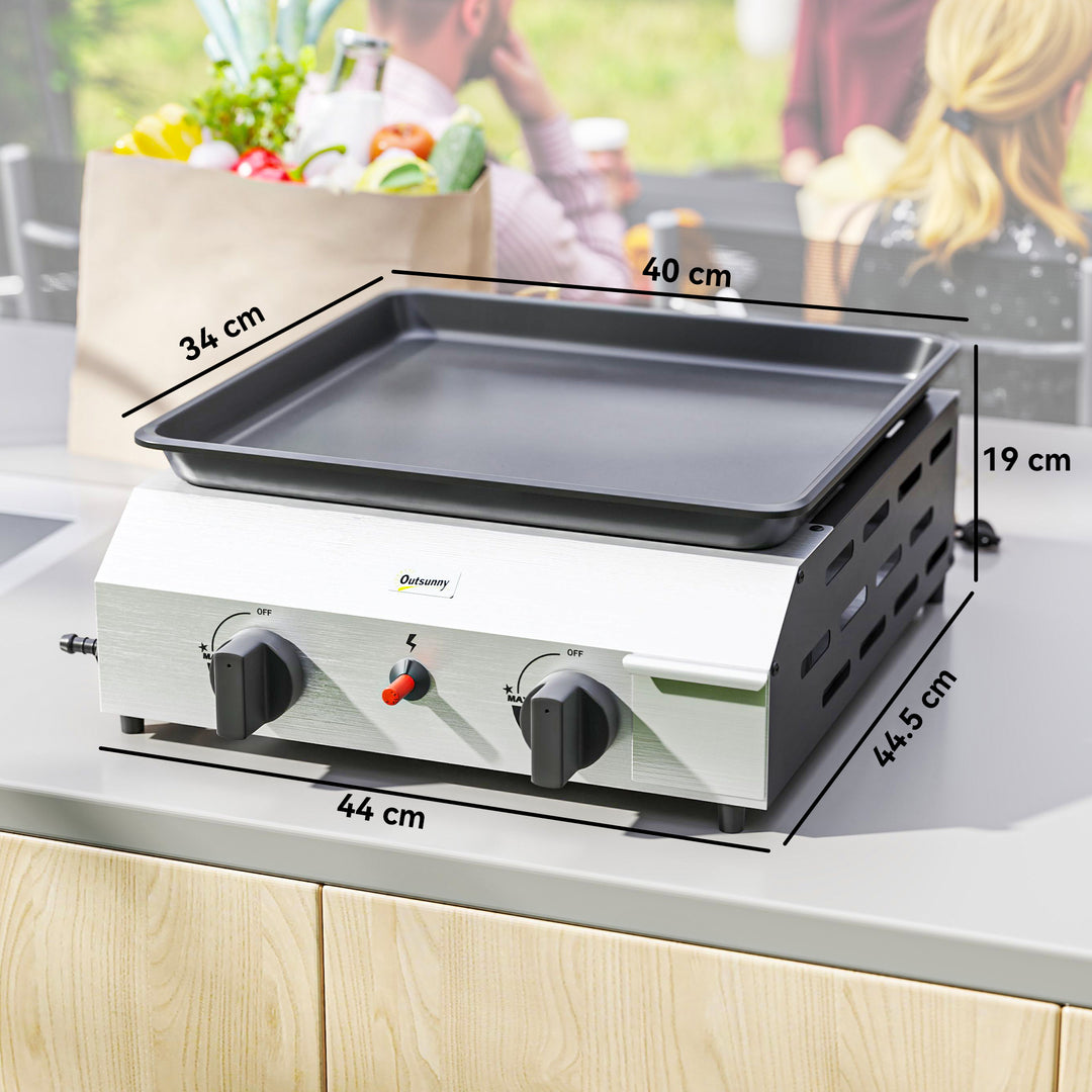 Two Burner Portable Gas Grill