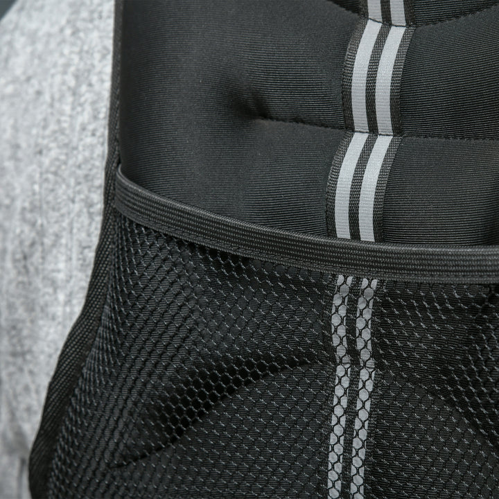 10KG Weighted Vest, Running Weight Vest with Adjustable Straps, Convenient Pocket and Reflective Strips, for Men and Women Cardio Exercise Strength Training Workout