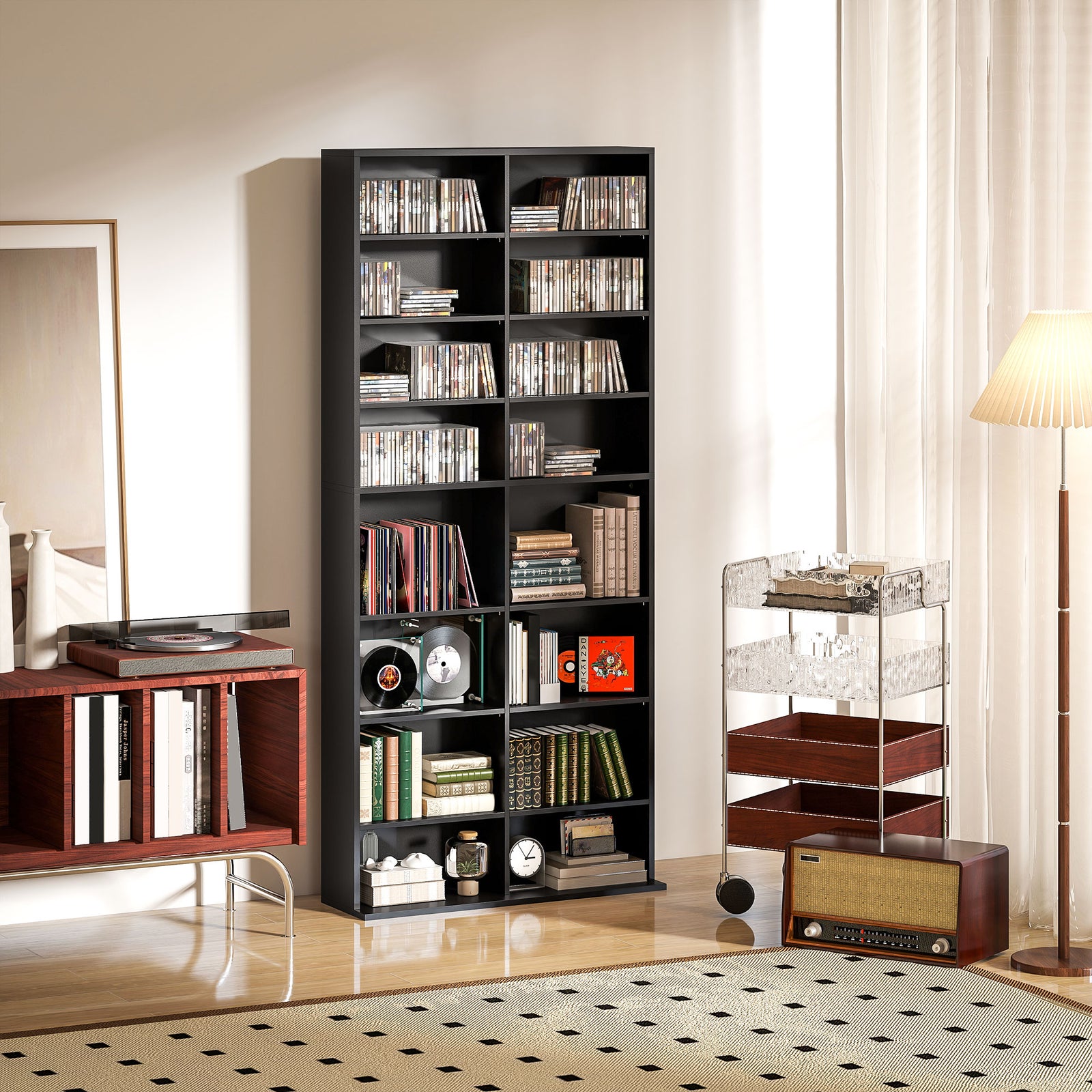 640 CD Storage Tower - Black