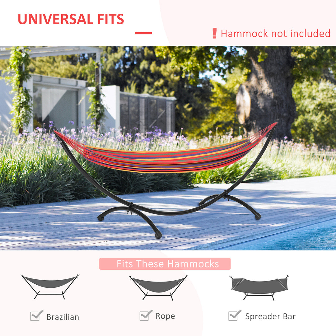 3(m) Universal Hammock Stand Metal Frame Garden Camping Picnic Outdoor Patio Replacement – Stand Only