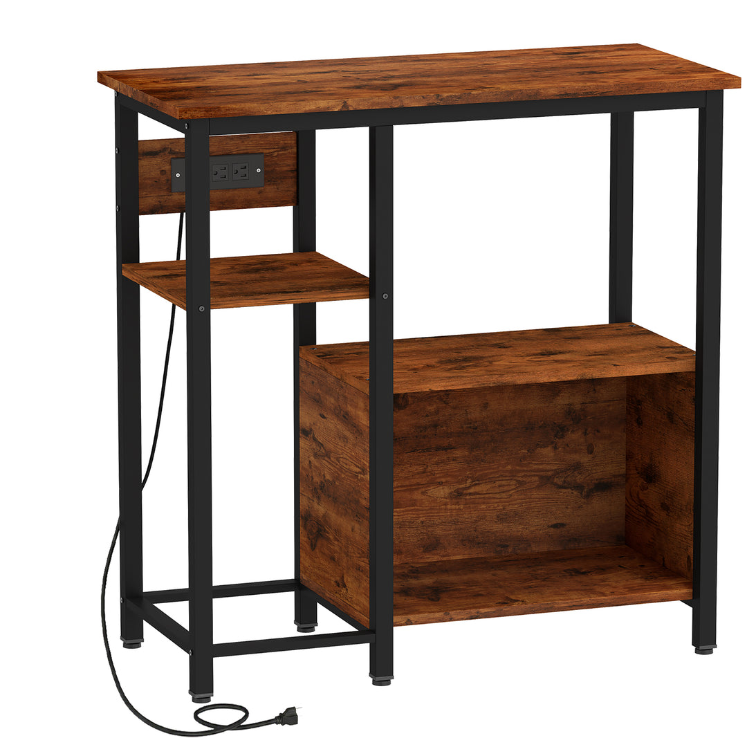 Fish Tank Stand with Power Outlets Aquarium Stand with Cabinet 20-29 G