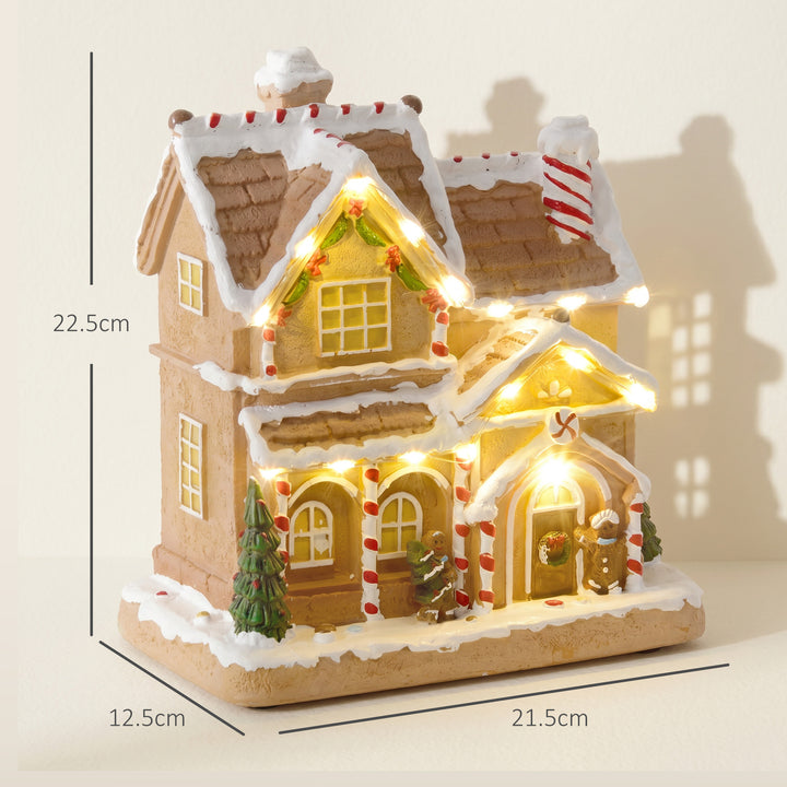Gingerbread House Light &amp; Music Christmas Decoration