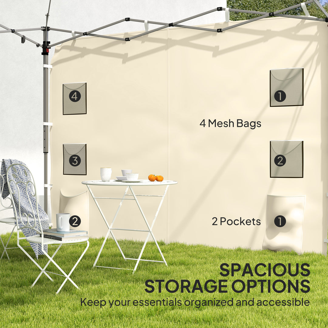 195 x 295cm Replacement Gazebo Sidewall - Beige