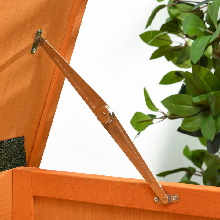 Rabbit Hutch Outdoor Guinea Pig Hutch Bunny Cage Shelter Outdoor, 90 x 45 x 65cm