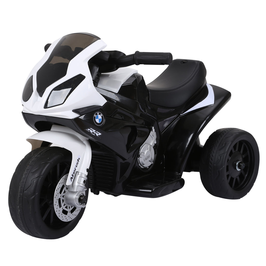 MCL Electric Kids Ride on BMW Motorbike W/Headlights and Music, 6 V-Black