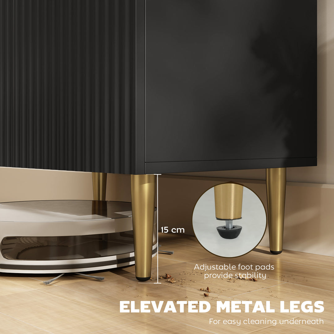 MCL Adjustable Shelf Sideboard - Black