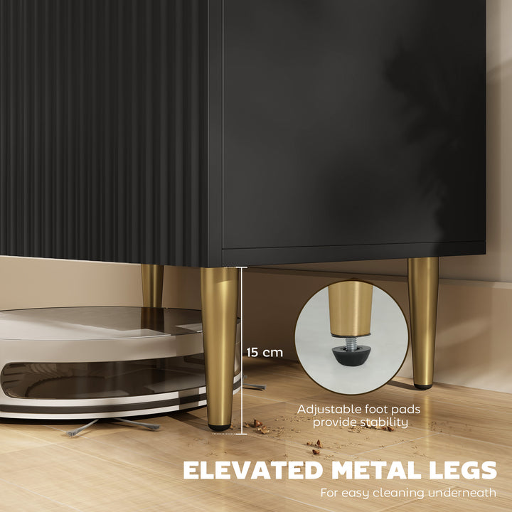 MCL Adjustable Shelf Sideboard - Black