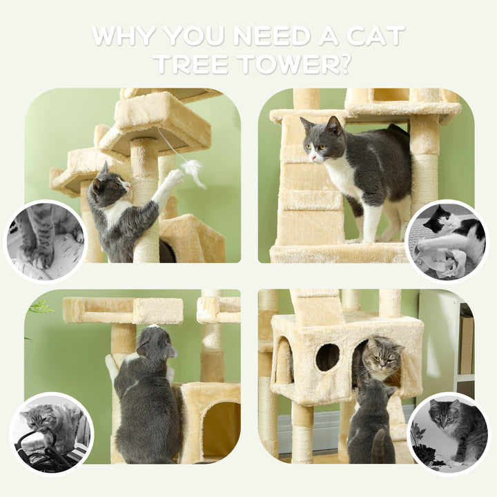 Cat Tree Scratching House, Activity Play Centre
