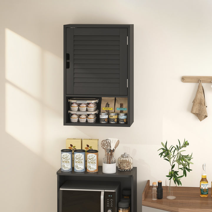 Bathroom Cabinet, Wall Mounted Storage Cabinet with Adjustable Shelves