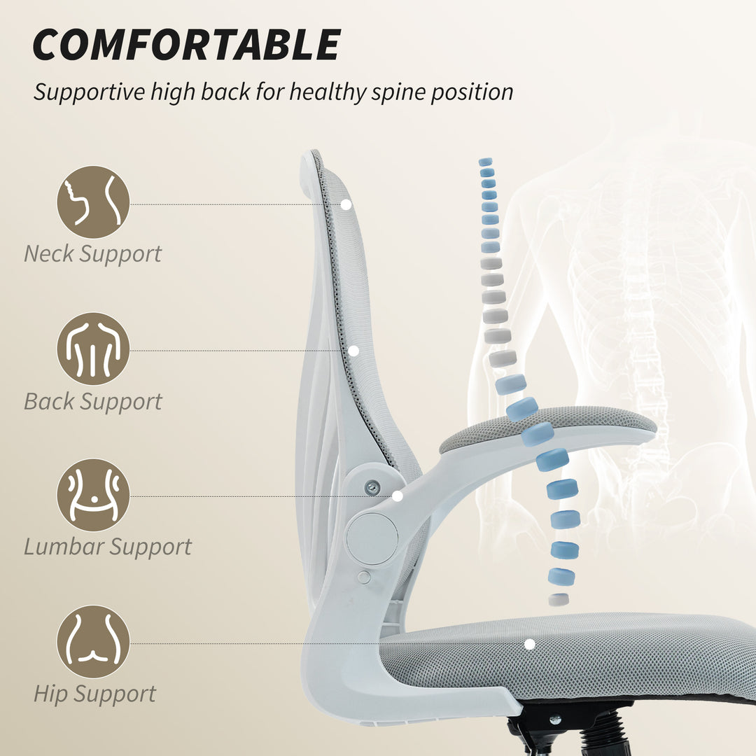 Mesh Office Chair with Foldable Backrest