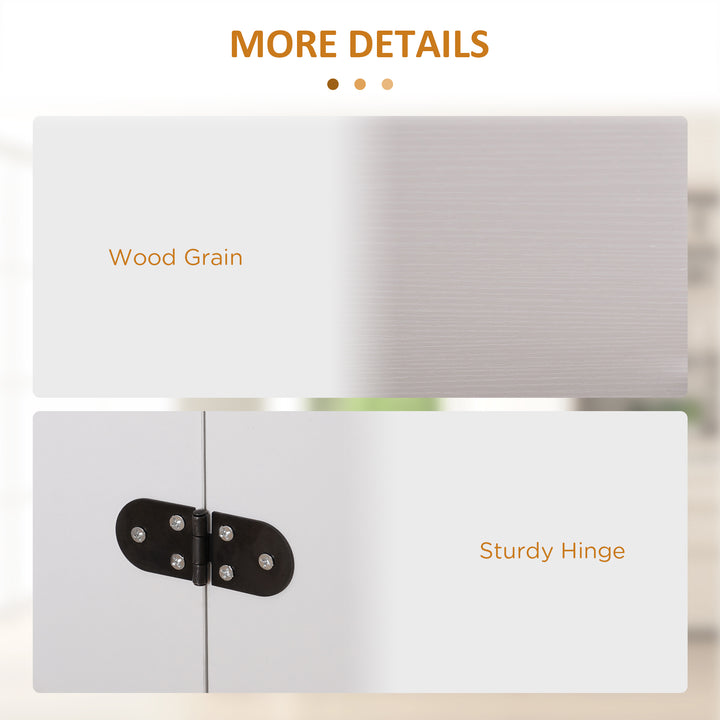 MCL Four-Person Drop Leaf Dining Table - White