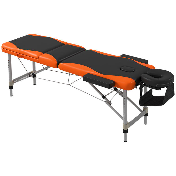Foldable Massage Bed Portable Table, 3-Section Aluminium Foldable Beau