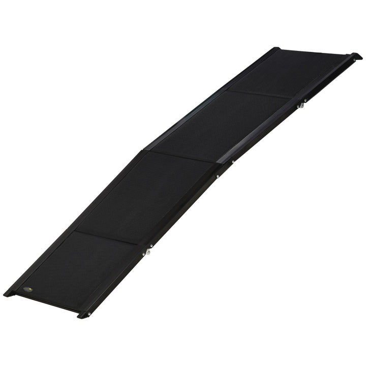 Folding Dog Ramp for Car, Portable Pet Ramp, with Non-Slip Surface, Aluminium Alloy Frame, for XL Dogs