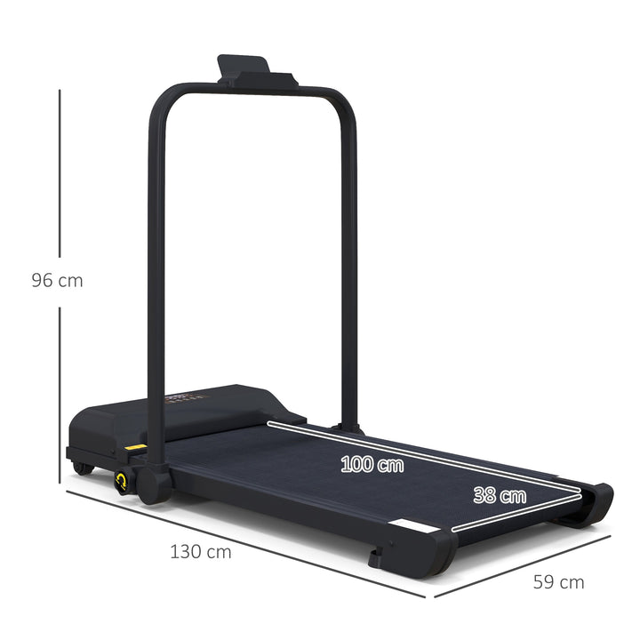 2.5HP Walking Pad Treadmill, Folding Under Desk Treadmill, Walking Machine, 1-10km/h, with Remote Control