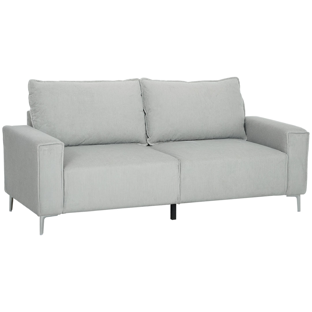 Three-Seater Corduroy - Light Grey