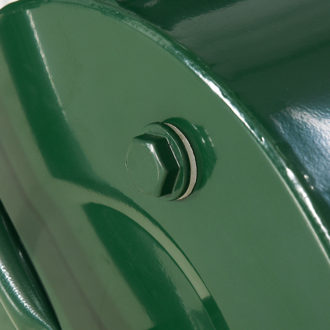 40L Lawn Roller Drum Scraper Bar Collapsible Handle Water or Sand Filled Φ32cm Green