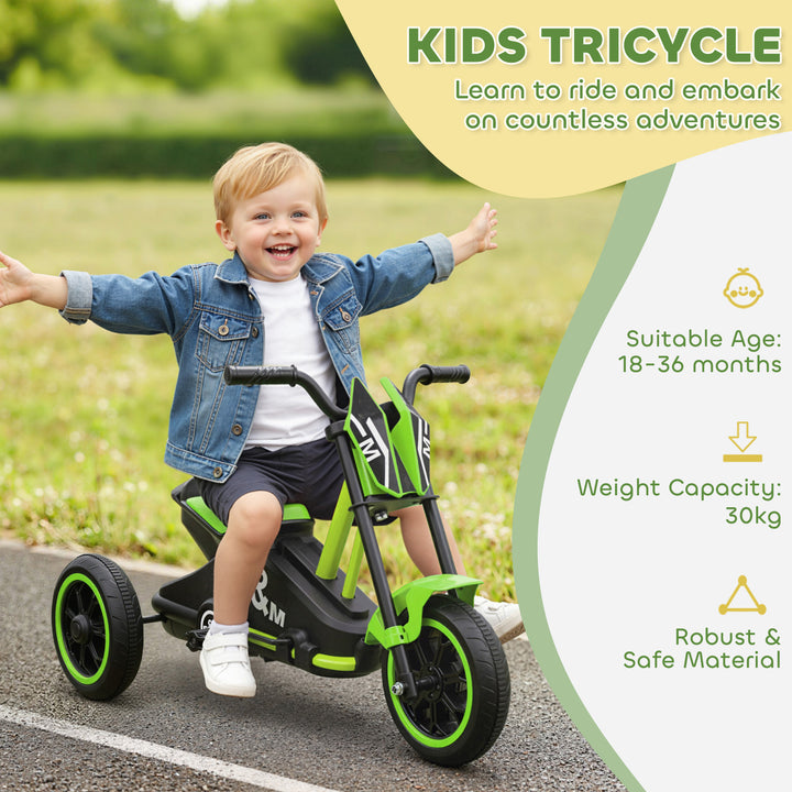Kids Tricycle Baby Trike, Kids Trike with Pedal, 3 Wheel Toddler Balance Bike for Indoor Outdoor Use