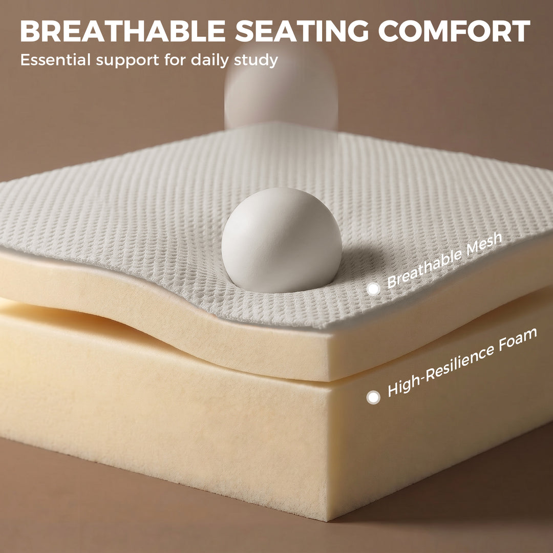 Office Chair, Armless Computer Desk Chair with Breathable Mesh, Adjust