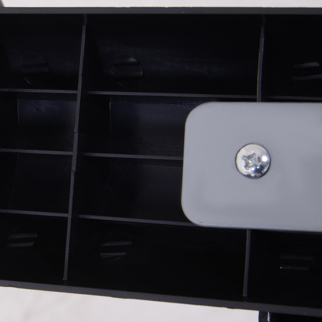 MCL Mini Exercise Bike, Portable Pedal Exerciser, Under Desk Bike with LCD Display for Legs and Arms Training, Silver Tone