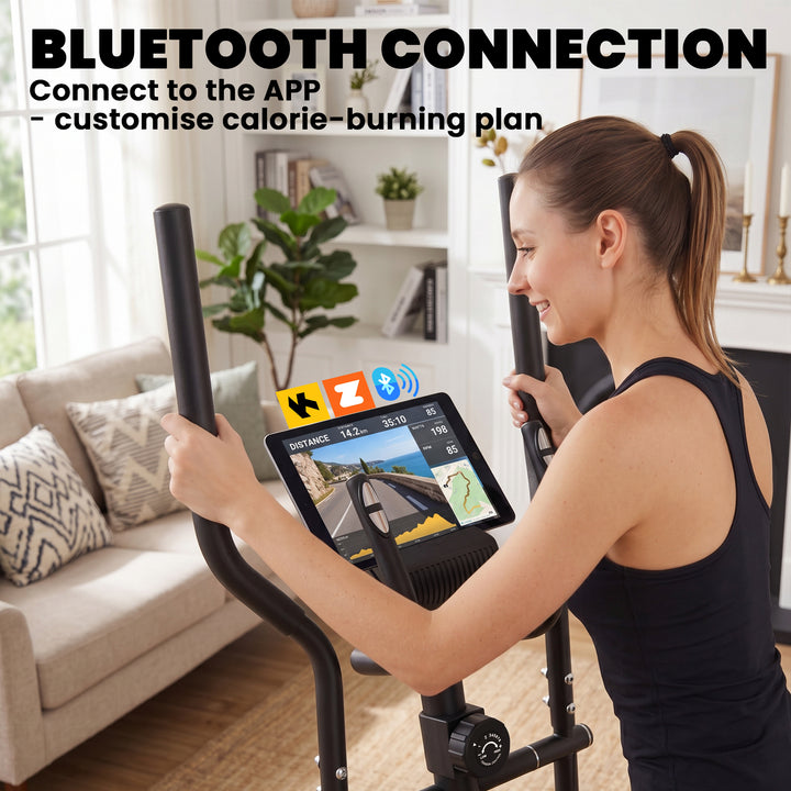 Elliptical Cross Trainer for Home, Quiet Magnetic Elliptical Machine w