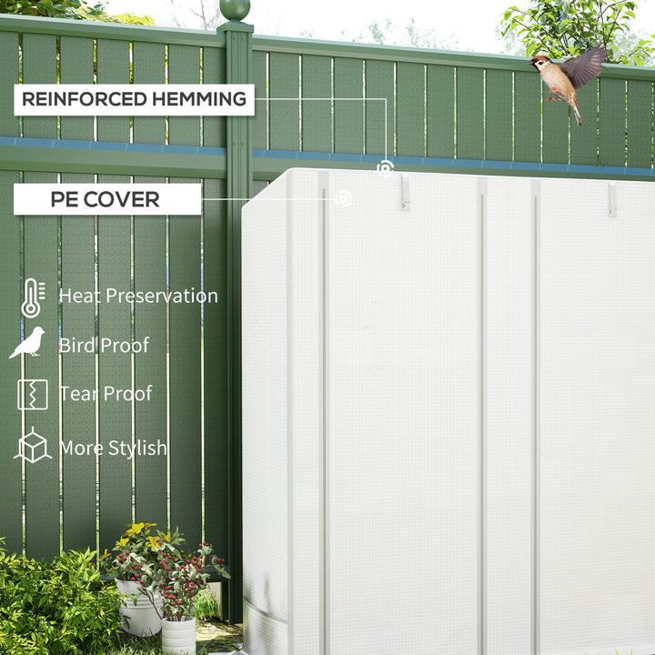 Three-Tier Mini Greenhouse - White