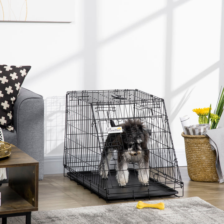 Trapeze Collapsible Dog Pet Travel Box Cage Removable Tray 77 x 47 x 55cm