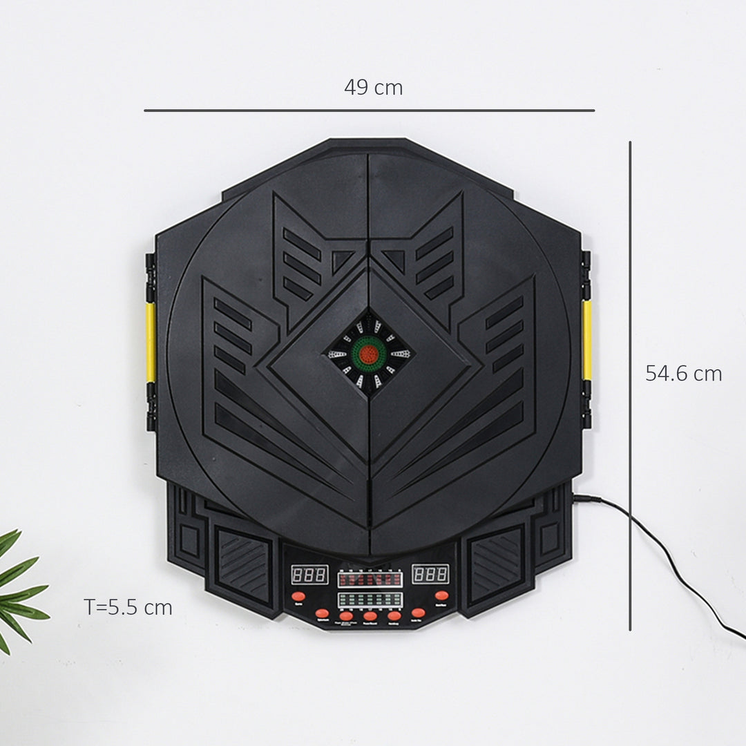 Dart Board Set, Electronic Dartboard with LED Digital Score Display, S