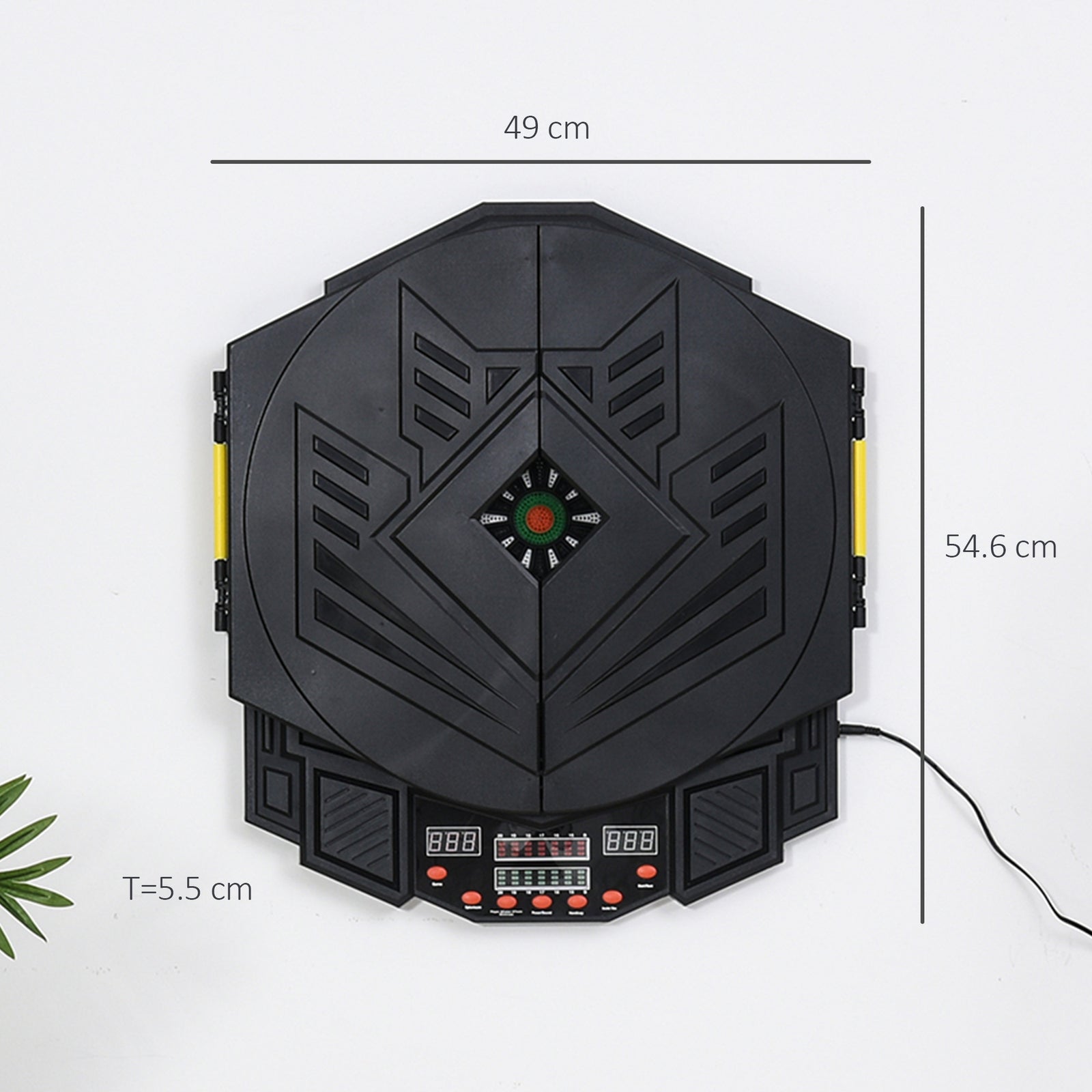 Dart Board Set, Electronic Dartboard with LED Digital Score Display, S