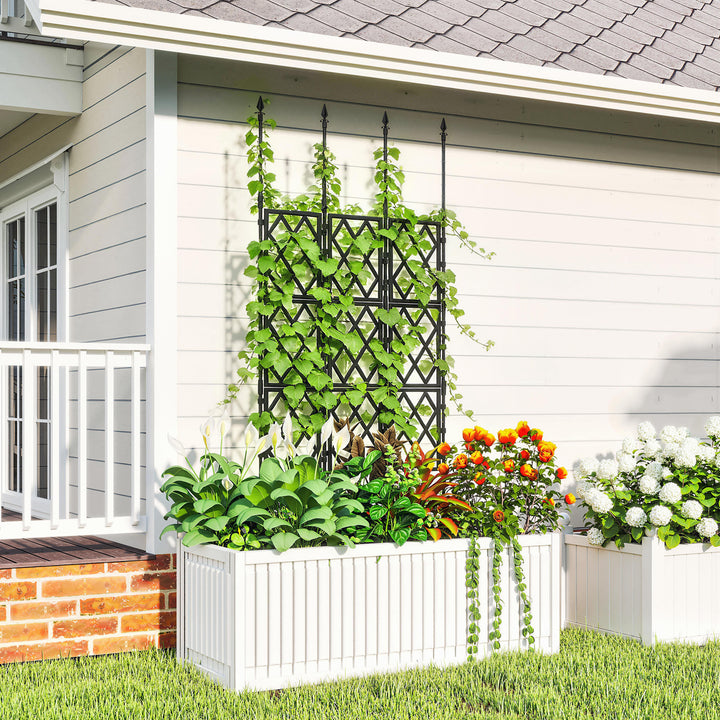 Foldable Garden Trellis, Lattice Climbing Support Trellis for Garden, 