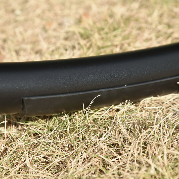 MCL Patio Rocking Chaise Lounge Rocking Bed with Canopy Cushion Headrest Pillow