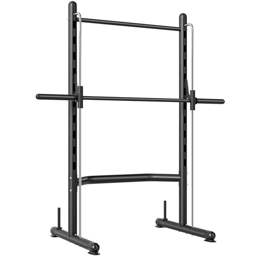 MCL Adjustable Squat Rack, with Pull Up Bar, Barbell Bar for Home Gym