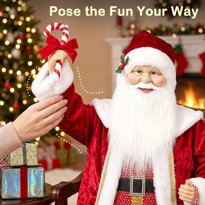 120cm Life Size Singing Dancing Santa Claus, Standing Musical - view 6