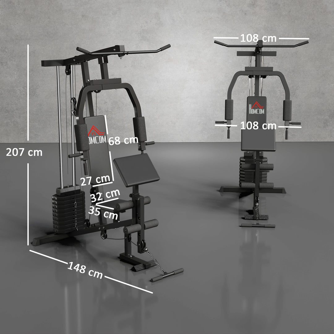 Multi Gym Equipment, 45KG Weight Stack, Chest Press, Butterfly Press - view 3