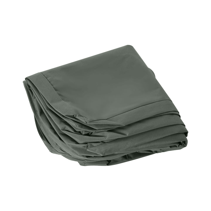 Replacement Cushion Cover Garden Rattan Patio Furniture Seat Cover Polyester Outdoor Deep Grey- No Cushion Included
