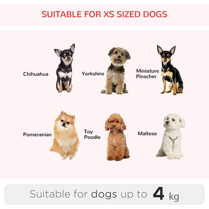 MCL Pet Travel Backpack Bag Cat Puppy Dog Carrier w/ Trolley and Telescopic Handle Portable Stroller Wheel Luggage Bag (Red)