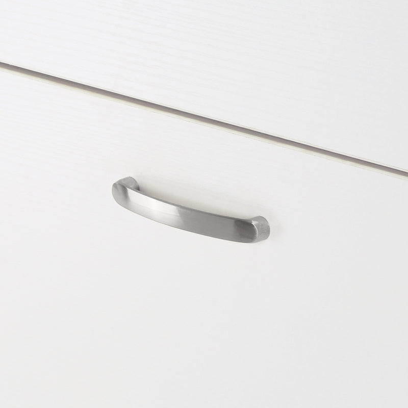 MCL L-Shaped Computer Desk with Storage Compartments, Drawer and Cabinet, Laptop PC Corner Table, Home Office Workstation, 120 x 115 x 76cm, White