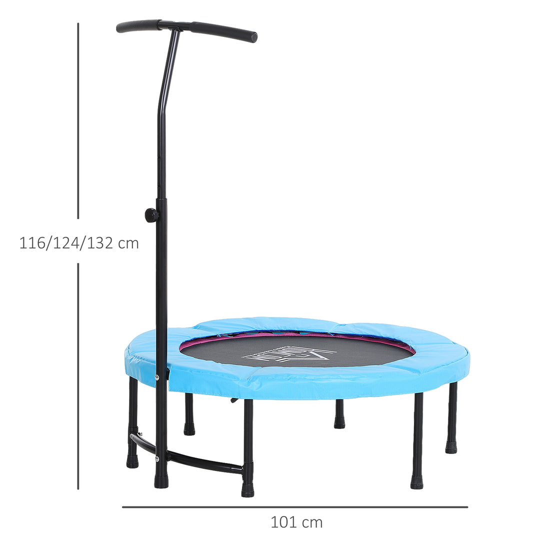 HOMCOM Trampoline Rebounder Adjustable Jumper, 40"-Blue | Aosom UK