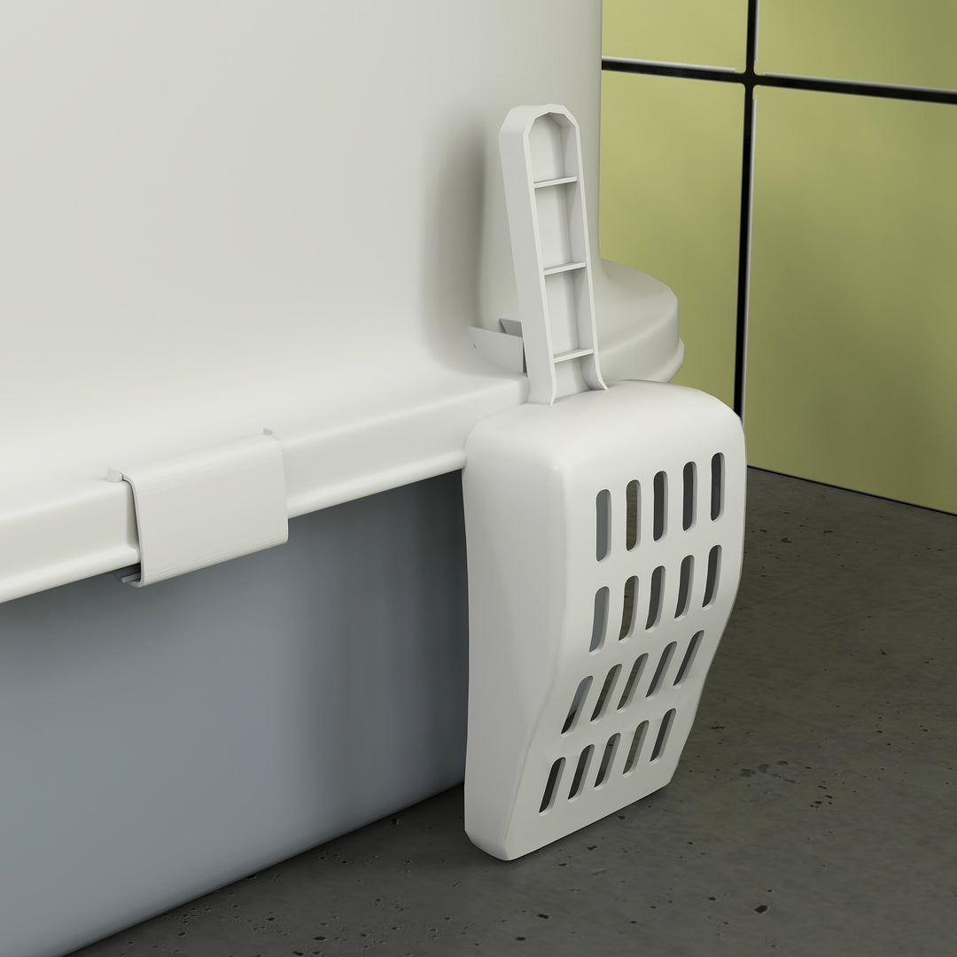 Cat Litter Box with Lid, Scoop, Deodorisation Bags, Top Entry