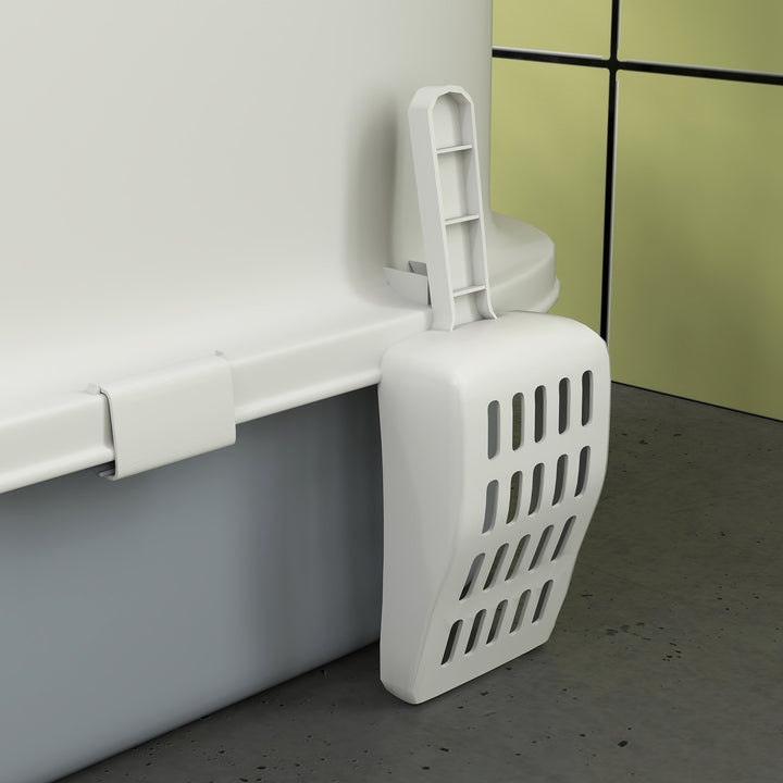 Cat Litter Box with Lid, Scoop, Deodorisation Bags, Top Entry